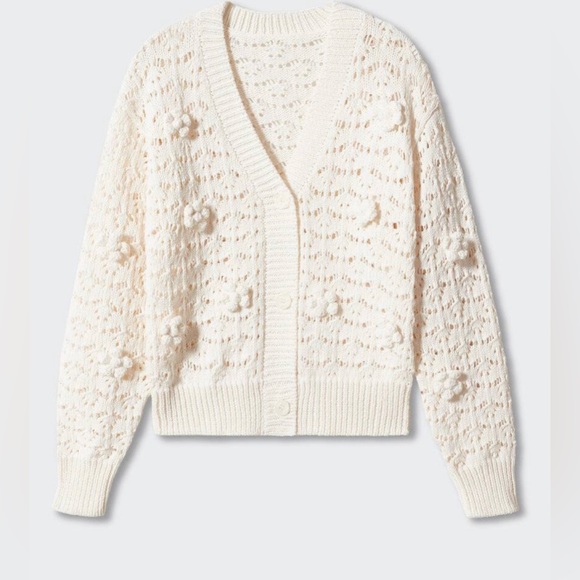 Mango Sweaters - Mango openwork knit cardigan ( brand new )